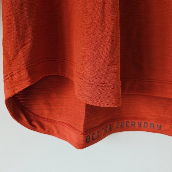 NWT LULULEMON AZBR Orange Brick Drysense LS Pullover Hoodie Men's Medium, XL - Picture 5 of 11